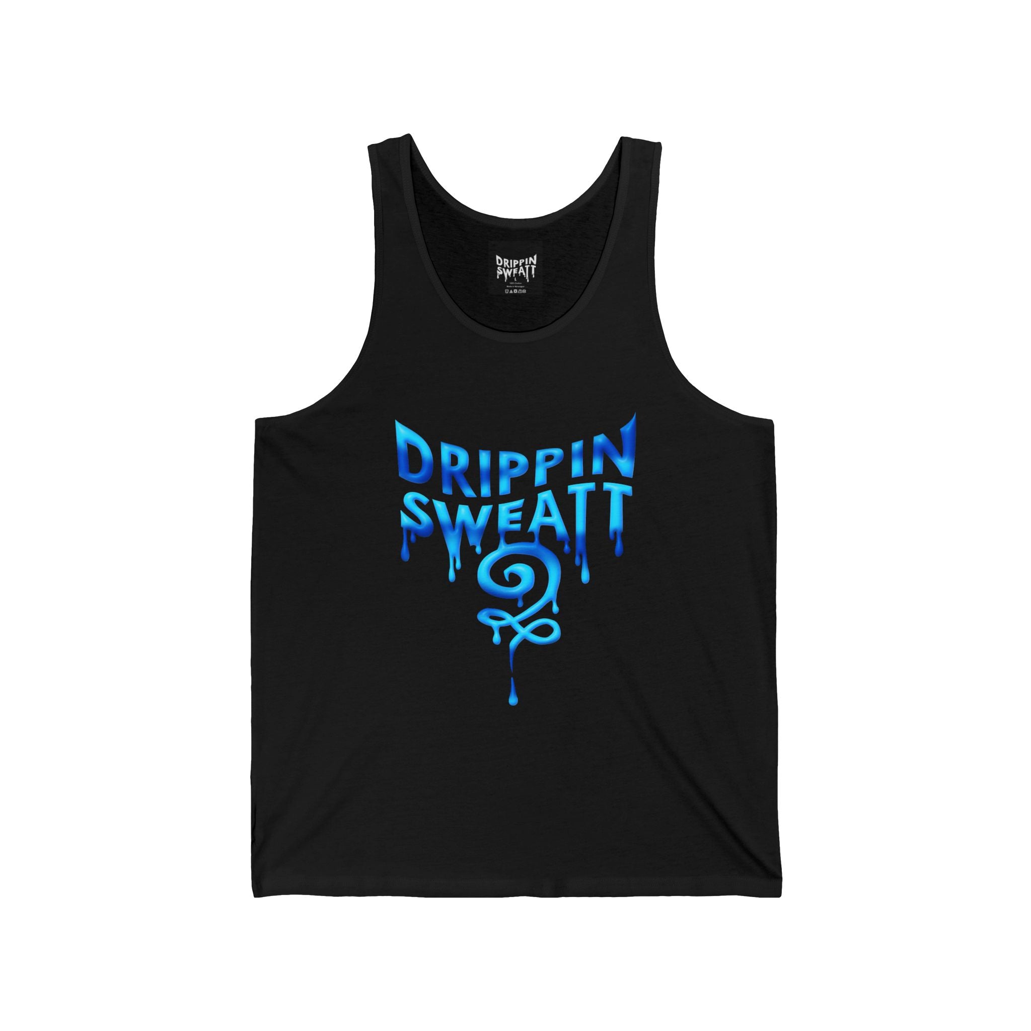 Blue Drippin' Sweatt Gym Tank